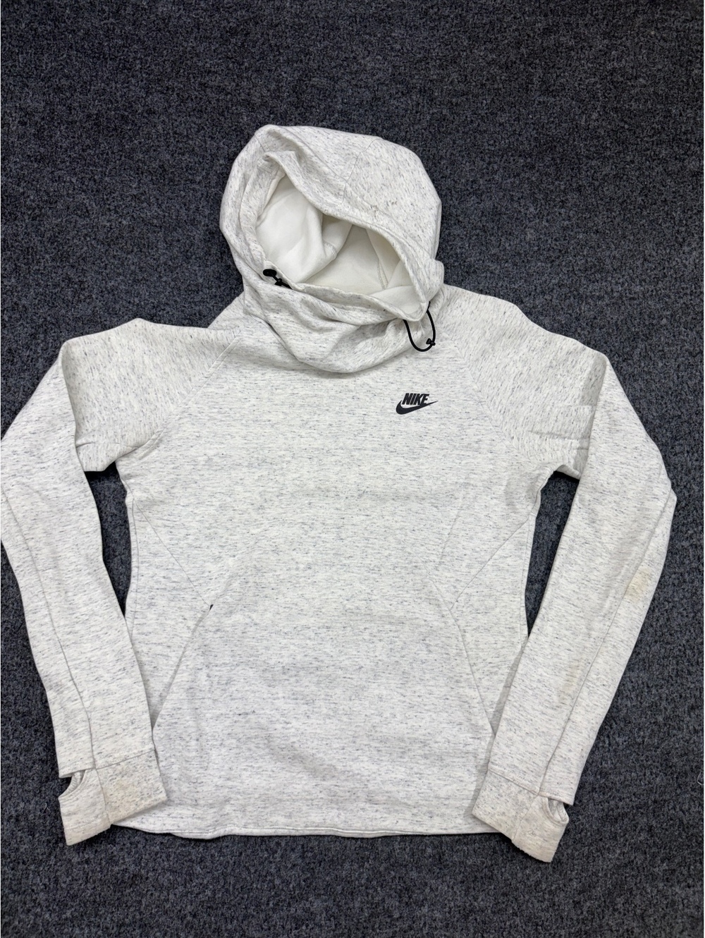Nike Women's Light Gray Hoodie Sweatshirt women’s Size M
